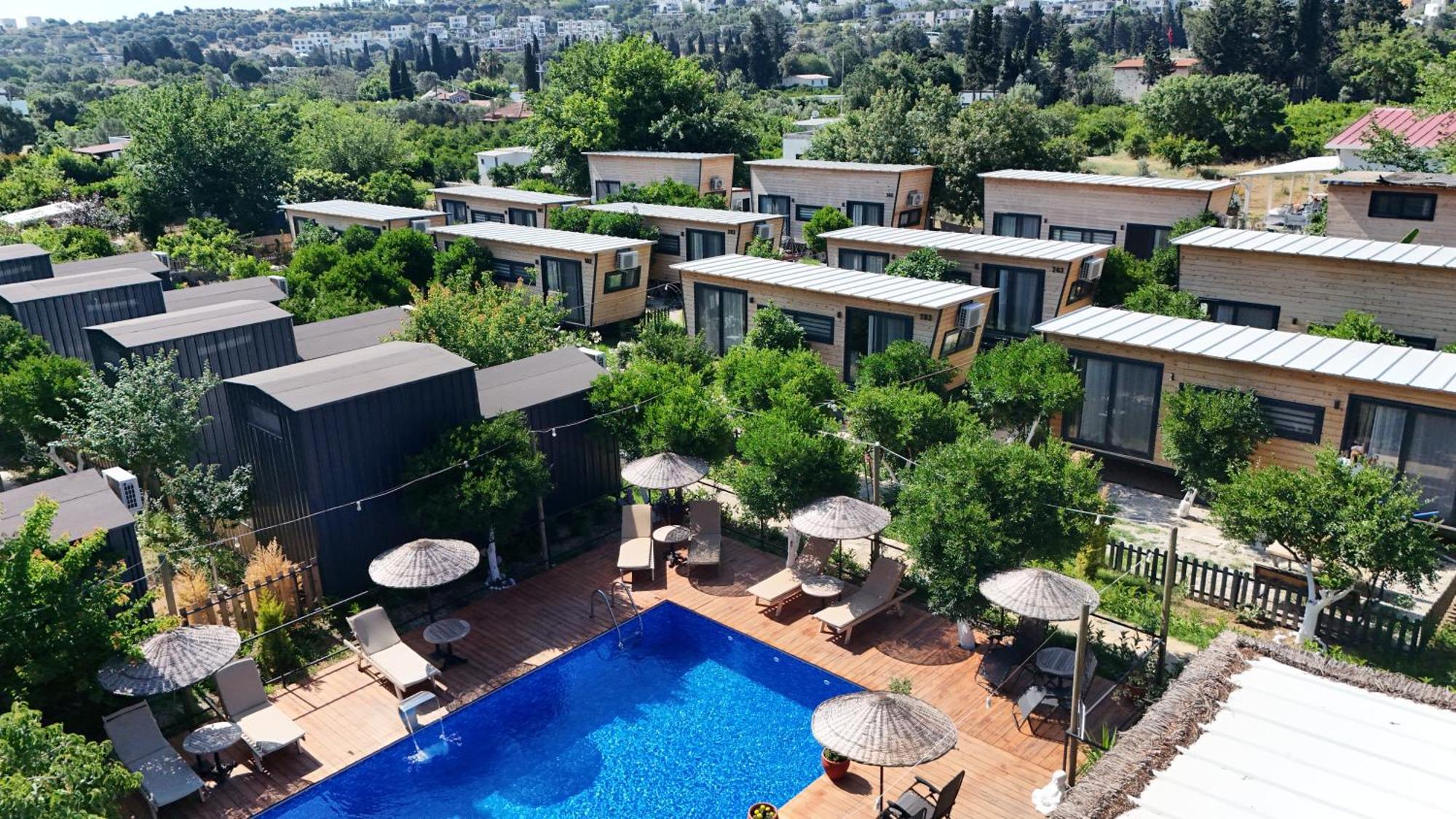 Gaia Tiny Houses Butik Hotel Bodrum Eksteriør billede